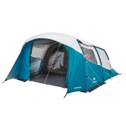 Quechua 5 Man Blackout Tent With Poles - Arpenaz 5.2 F&B