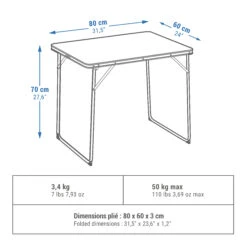 Quechua FOLDING CAMPING TABLE – 2 TO 4 PEOPLE 25 Quechua FOLDING CAMPING TABLE – 2 TO 4 PEOPLE -Camping Promotion Shop k4080b7028c9fd78111c4dd7a6ae13060