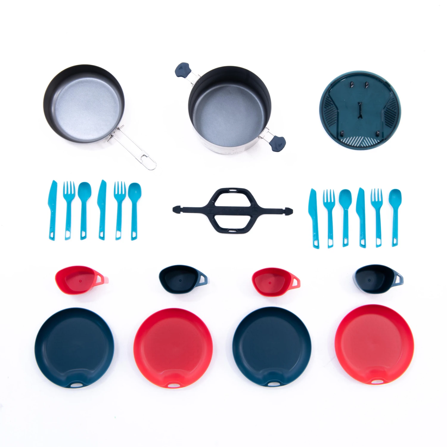 Quechua Stainless Steel Camping Cook Set 4 Quechua Stainless Steel Camping Cook Set - Image 2