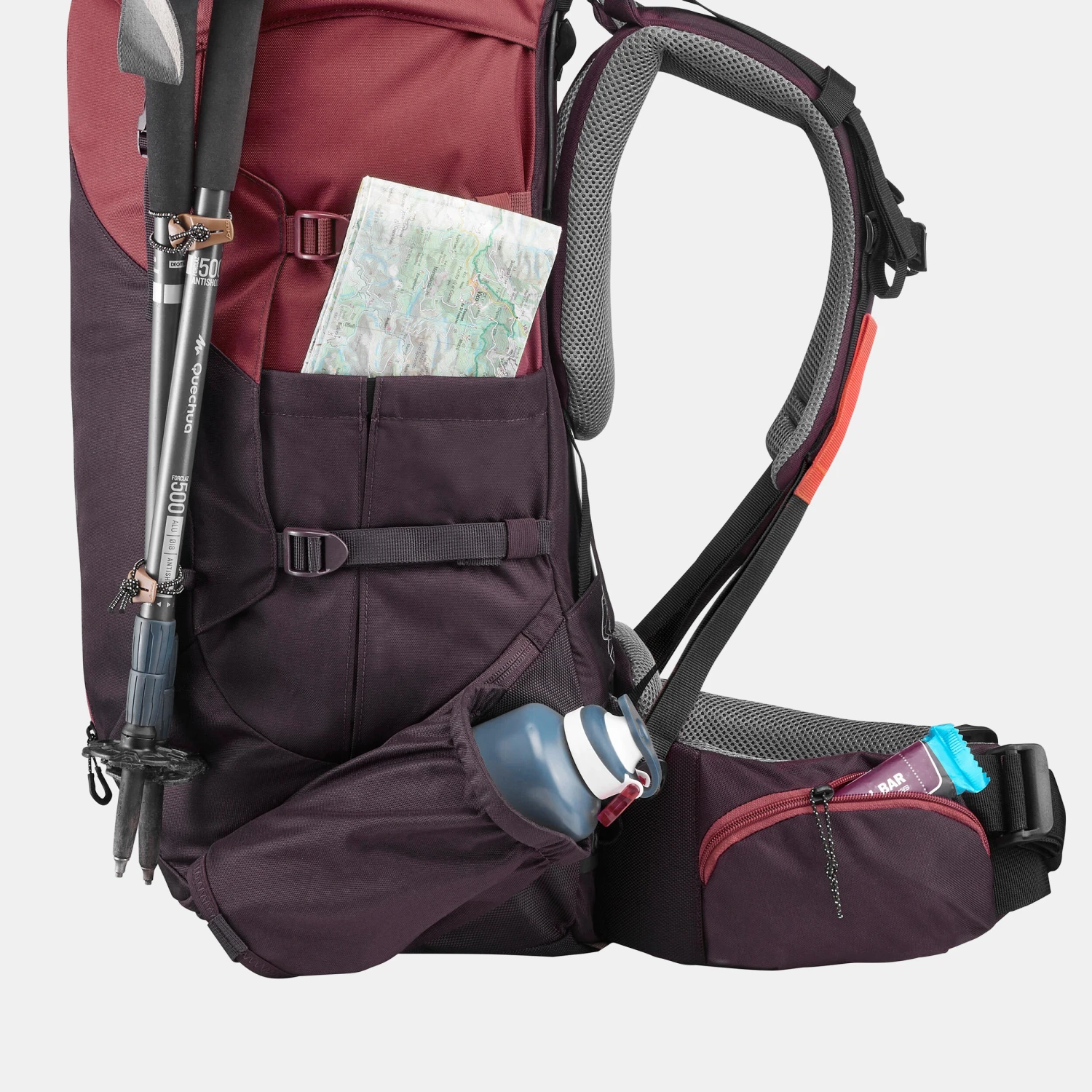 Women's Trekking 50 L Backpack MT100 Easyfit 13 Women's Trekking 50 L Backpack MT100 Easyfit - Image 11