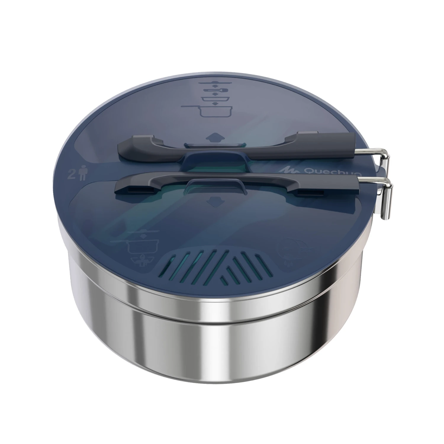 Quechua Camping Cooking Set For 2 4 Quechua Camping Cooking Set For 2 - Image 2