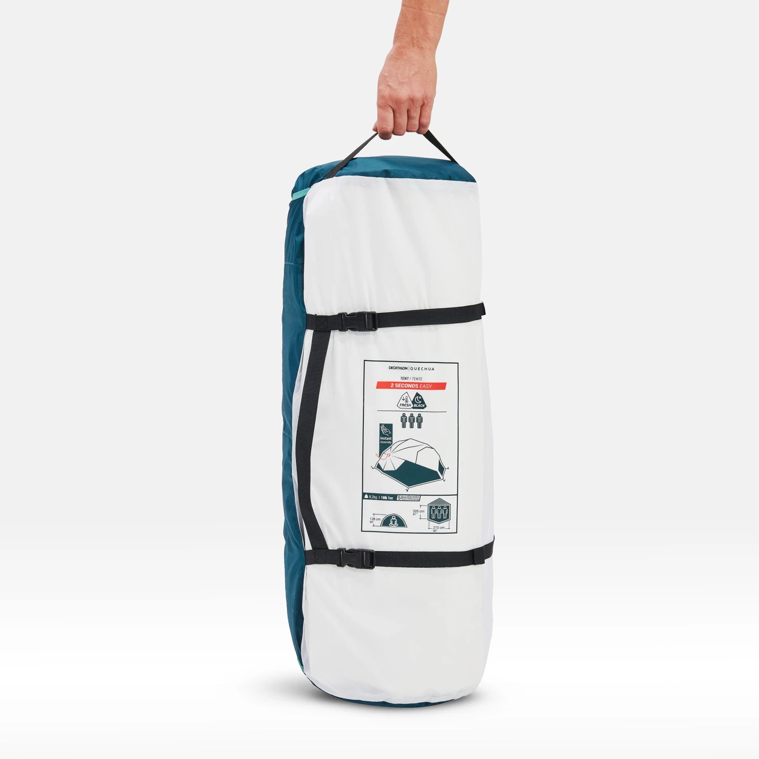 Quechua 3 Man Blackout Tent - 2 Seconds Easy F&B 5 Quechua 3 Man Blackout Tent - 2 Seconds Easy F&B - Image 3