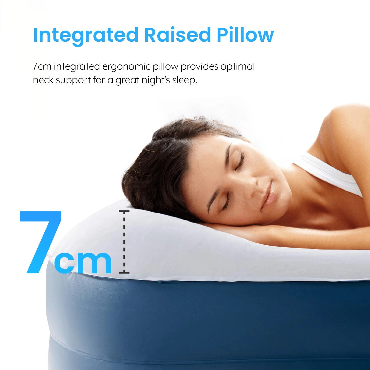 King Comfort Plus Air Bed – Navy/White 7 King Comfort Plus Air Bed – Navy/White - Image 5