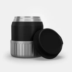 Quechua Stainless Steel Isothermal Food Box For Hiking MH500 0.8 L With Bowl Black -Camping Promotion Shop ka2e12d4fd47de5b6c38e2f06a732e432