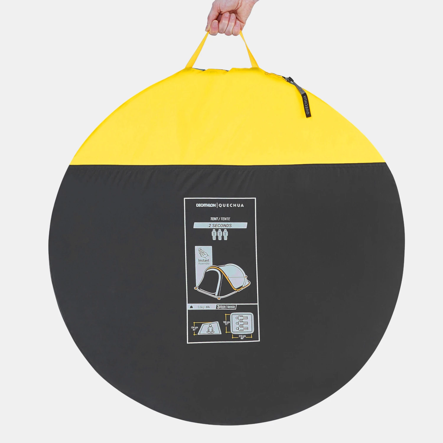 Quechua 3 Man Pop-Up Tent 5 Quechua 3 Man Pop-Up Tent - Image 3