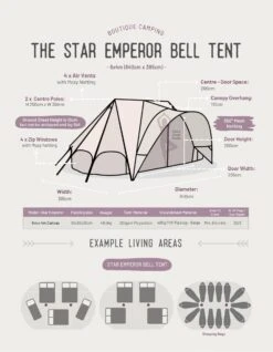 Star Emperor Bell Tent 11 Star Emperor Bell Tent -Camping Promotion Shop kd7fead289650f6d0e4ac370cd50bb2d5