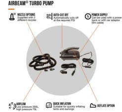 Vango Airbeam Turbo Pump - Powered Via 12V DC Car Supply 8 Vango Airbeam Turbo Pump - Powered Via 12V DC Car Supply -Camping Promotion Shop ke0bb534e814b80abd1e92b7141443164